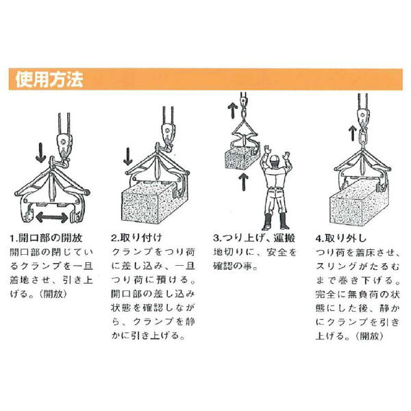 イーグルクランプ（株） 石材つり用クランプ BTSW型 石材吊クランプ BTSW-300(212-455)