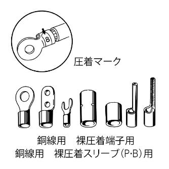 （株）ロブテックス 圧着工具 AK19A 圧着工具 AK19A