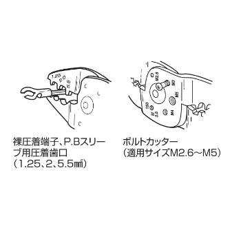 （株）ロブテックス 電装圧着工具 FK 電装圧着工具 FK3