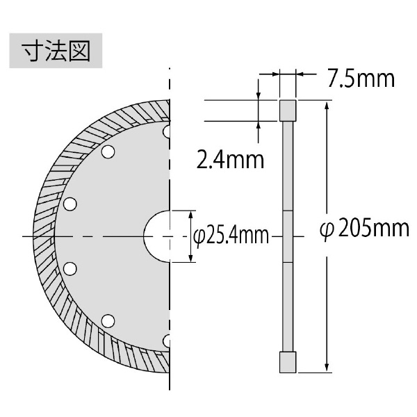 （株）ロブテックス ダイヤモンドホイール WA ダイヤモンドホイール WA200