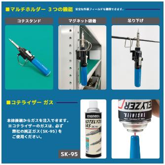 （株）エンジニア コテライザー 60Cセット SKC-60 コテライザー　６０Ｃセット SKC-60