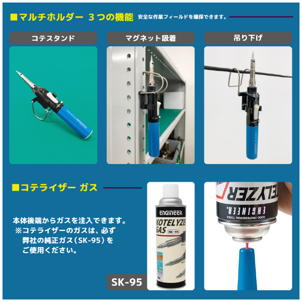 （株）エンジニア コテライザー 60Cセット SKC-60 コテライザー　６０Ｃセット SKC-60