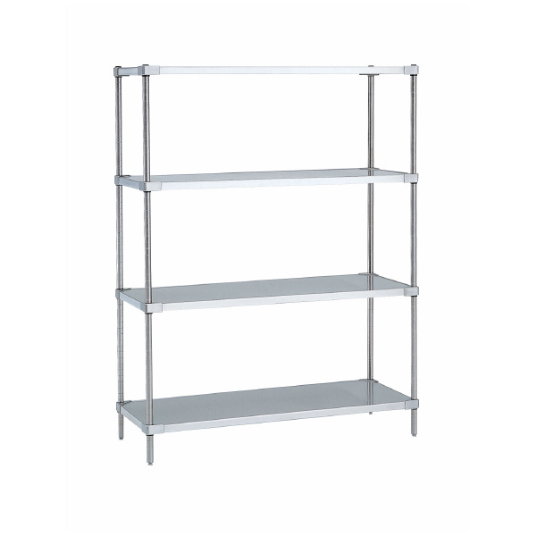 エレクター（株） スーパーシリーズ 304ソリッドシェルフ 4段セット ３０４ソリッドエレクター・シェルフ LSS760S･PS1590-4