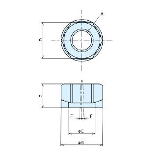 （株）ナベヤ レベル調整用球面ナット LTW レベル調整用球面ナット LTW06