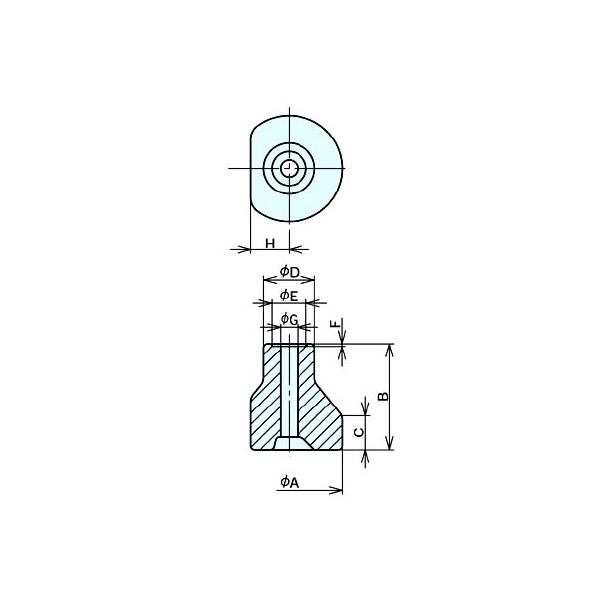 （株）ナベヤ レベリングプレートかさあげ型(アンカー) LPH レベリングプレートかさあげ型（アンカー） LPH-1012-H24