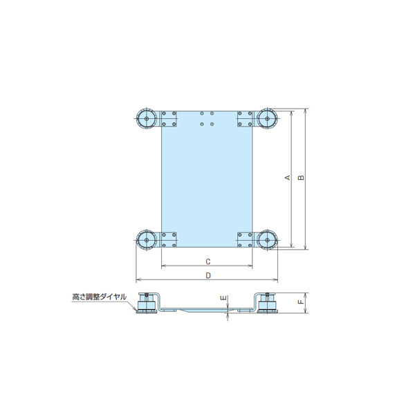 （株）ナベヤ 低床除振台 ミツトヨ様仕様 VLS 低床除振台ＶＬＳ　ミツトヨ様仕様 VLS3045-SJ401