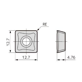 住友電気工業（株） カッタチップ SOET-S カッタチップ SOET120408PDFR-S H1