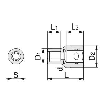 ＴＯＮＥ（株） ビットホルダーソケット 2BT ビットホルダーソケット 2BT