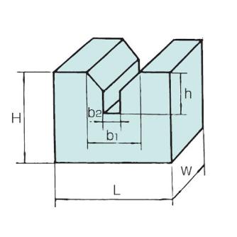 大西測定（株） 石製Vブロック 102D 石製Ｖブロック 102D-100AA