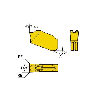 サンドビック（株） コロカットQD チップ 【C】 QD-NE コロカットＱＤ　チップ　【Ｃ】 QD-NE-0239-0002-CM 1135