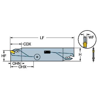 サンドビック（株） コロカットQD ブレード QD-NR コロカットＱＤ　ブレード　【Ｆ】 QD-NR2F33C25A