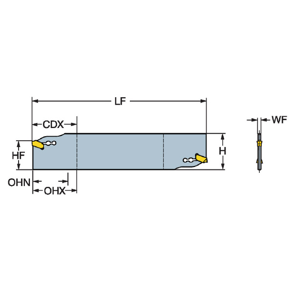 サンドビック（株） コロカットQD ブレード QD-NR コロカットＱＤ　ブレード　【Ｆ】 QD-NR2E26-25A