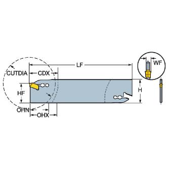 サンドビック（株） コロカットQD ブレード QD-NR コロカットＱＤ　ブレード　【Ｆ】 QD-NR2E26-21D