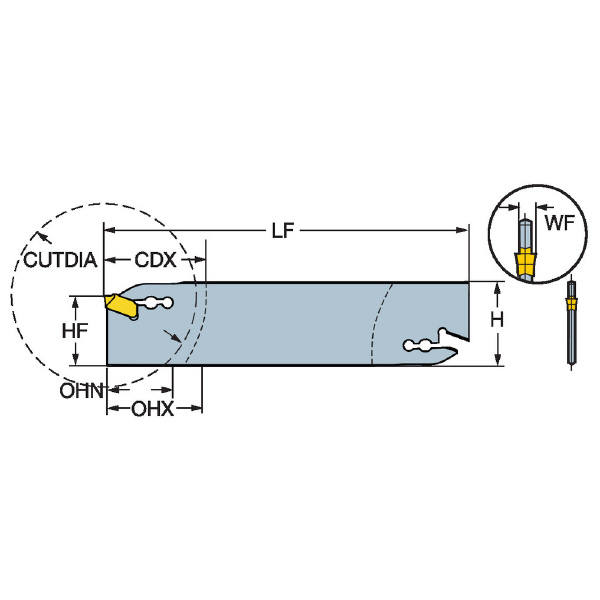 サンドビック（株） コロカットQD ブレード QD-NR コロカットＱＤ　ブレード　【Ｆ】 QD-NR2E26-21D