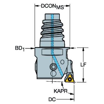 サンドビック（株） コロボア825カッティングユニット【E】 825 コロボア８２５カッティングユニット【Ｅ】 825-36TC06-EH25