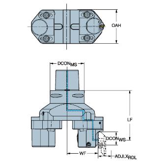 サンドビック（株） コロボア825カッティングユニット【E】 825 コロボア８２５カッティングユニット【Ｅ】 825-315SL32-C8