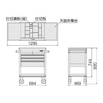 ＴＯＮＥ（株） ツールキャビンセット TCA ツールキャビンセット TCA470