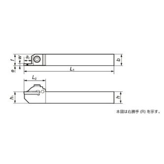 住友電気工業（株） SEC－溝入れバイト ホルダ GNDM ＳＥＣ－溝入れバイト　ホルダ GNDML1616JX-1.510