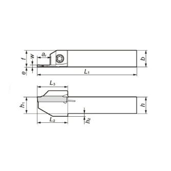 住友電気工業（株） SEC－溝入れバイト ホルダ GNDL ＳＥＣ－溝入れバイト　ホルダ GNDLL1010JX-1.2510