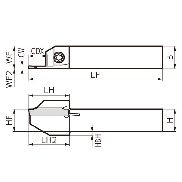 住友電気工業（株） SEC－溝入れバイト ホルダ GNDL ＳＥＣ－溝入れバイト　ホルダ GNDLL1010JX-1.510
