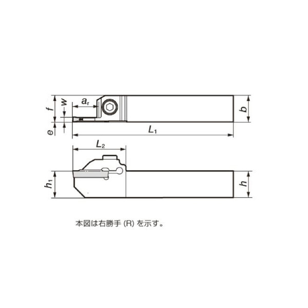 住友電気工業（株） SEC－溝入れバイト ホルダ GNDL ＳＥＣ－溝入れバイト　ホルダ GNDLL1616JX-1.512.5