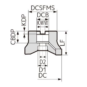 住友電気工業（株） SEC－ウェーブミル カッタ WFXF-RS ＳＥＣ－ウェーブミル　カッタ WFXF08063RS