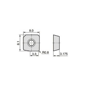 住友電気工業（株） カッタチップ XOEW-W カッタチップ XOEW080308PZTR-W T4500A