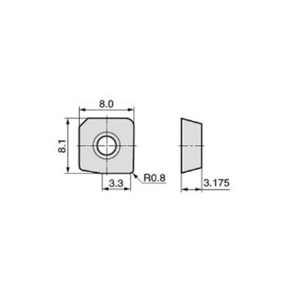 住友電気工業（株） カッタチップ XOEW-W カッタチップ XOEW080308PZTR-W T4500A
