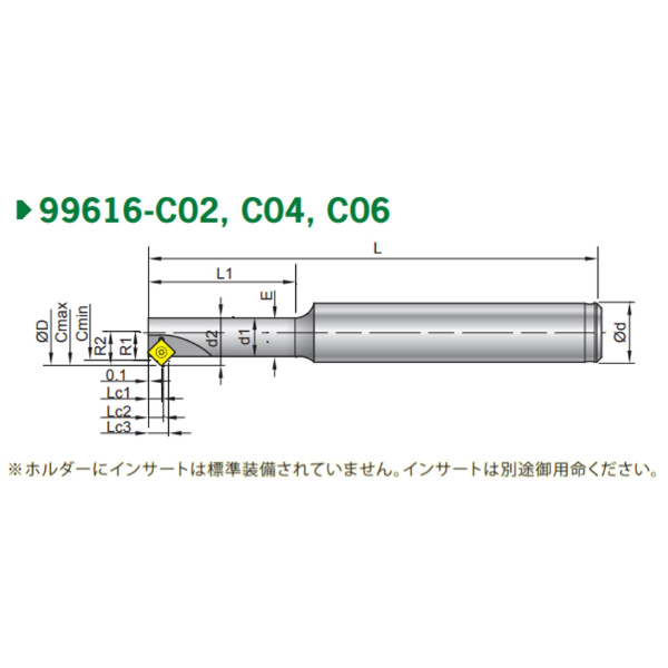 （株）ムラキ 99 ホルダー/チャンファーミル ９９　ホルダー／チャンファーミル 99616-C02