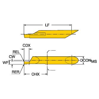 サンドビック（株） コロターンXS インサートバー 【C】 CXS-06 コロターンＸＳ　インサートバー　【Ｃ】 CXS-06F100-6215BL 1025