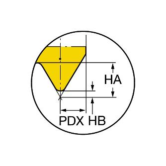 サンドビック（株） コロカットXS チップ 【C】 MAT コロカットＸＳ　チップ　【Ｃ】 MATL 3-MM01F-100-A 1105