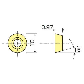 （株）ＭＯＬＤＩＮＯ カッタ用インサート RDMT カッタ用インサート RDMT10T3M0TN JM4160