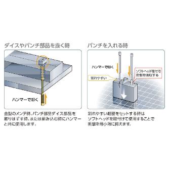 オーエッチ工業（株） ノックアウトピン 真鍮 MBK ノックアウトピン　真鍮 MBK5-70