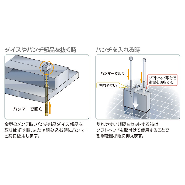 オーエッチ工業（株） ノックアウトピン 真鍮 MBK ノックアウトピン　真鍮 MBK5-70