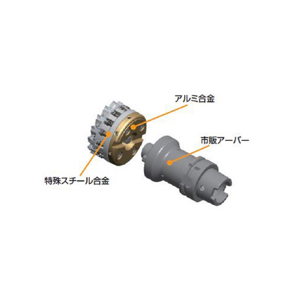 三菱マテリアル（株） カッタ 正面削り用(アーバタイプ) FMAX カッタ　正面削り用（アーバタイプ） FMAXR10018D