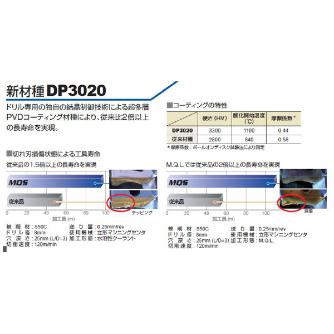 三菱マテリアル（株） WSTARドリル MQS 0800 ＷＳＴＡＲドリル MQS 0800X8DB DP3020