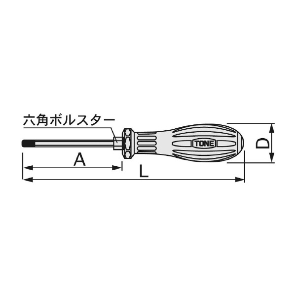 ＴＯＮＥ（株） パワーグリップドライバー(貫通) PGMD パワーグリップドライバー（貫通） PGMD-075