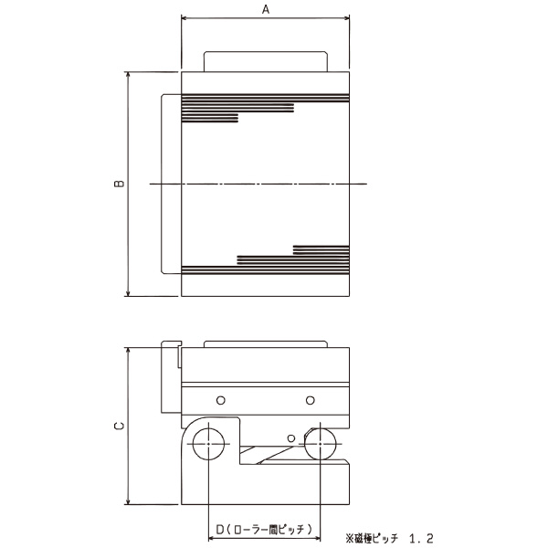 日本オートマチックマシン（株） マグネット付サインプレート MSP マグネット付サインプレート MSP75H