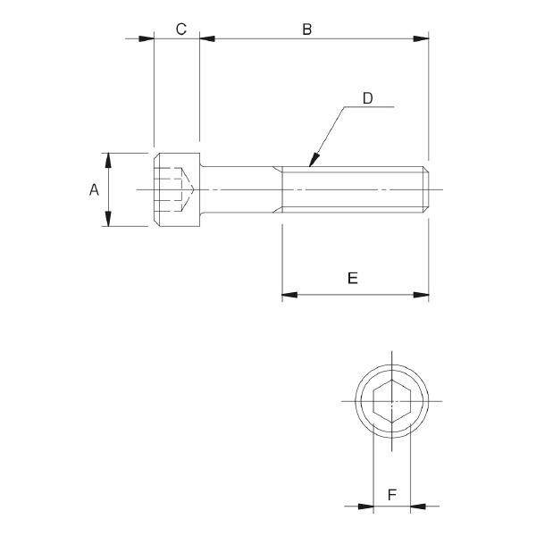 日本オートマチックマシン（株） ソケットスクリュー HC-M ソケットスクリュー HC-M10X35