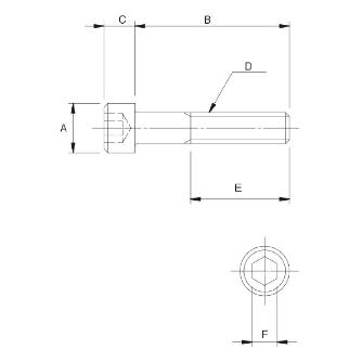 日本オートマチックマシン（株） ソケットスクリュー HC-M ソケットスクリュー HC-M12X50