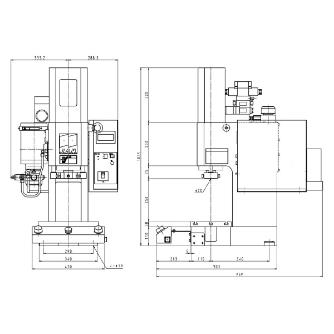 日本オートマチックマシン（株） 油圧プレス ハイスピードタイプ HYP 油圧プレス　ハイスピードタイプ HYP305HP