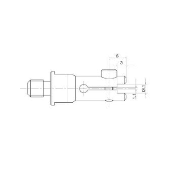 日本精密機械工作（株） LS－45用 砥石ホルダー Q 砥石ホルダー　Ｔ３．１／ＬＳ－４５用 Q8833