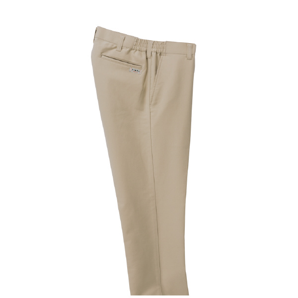 日新被服（株） 男子脇ゴムノータックスラックス S2019-04 男子脇ゴムノータックスラックス S2019-04-6L ﾍﾞｰｼﾞｭ