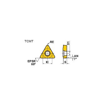 三菱マテリアル（株） 旋削用インサート TCMT 旋削用インサート（超硬コーティング） TCMT090202-LS MP9005