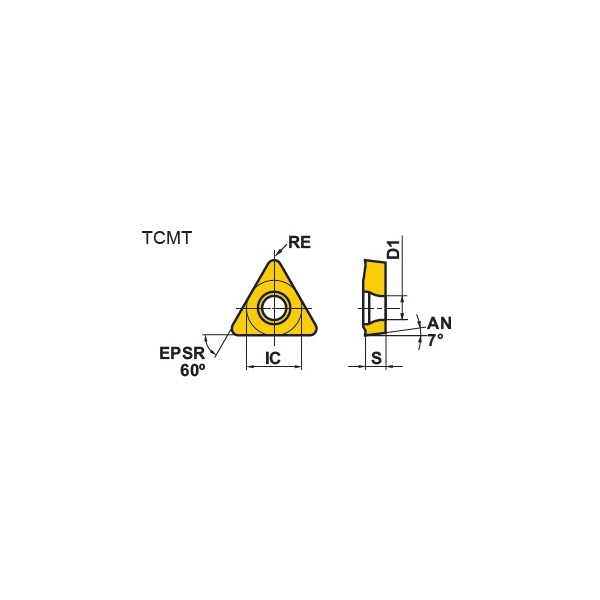 三菱マテリアル（株） 旋削用インサート TCMT 旋削用インサート（超硬コーティング） TCMT090202-LS MP9005