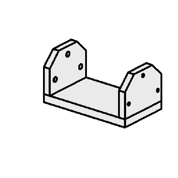 （株）ナベヤ ゆりかごセット オフセットタイプ YMO ゆりかごセット　オフセットタイプ YMO200-350SAS1