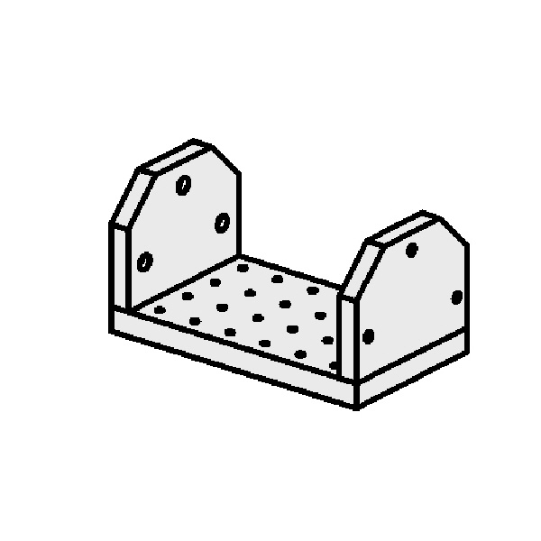 （株）ナベヤ ゆりかごセット オフセットタイプ YTO ゆりかごセット　オフセットタイプ YTO200-350HAS2