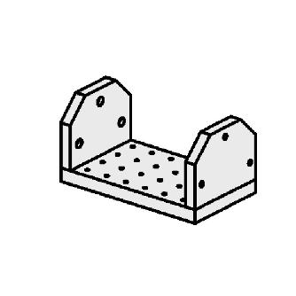 （株）ナベヤ ゆりかごセット オフセットタイプ YDO ゆりかごセット　オフセットタイプ YDO200-400HAS1