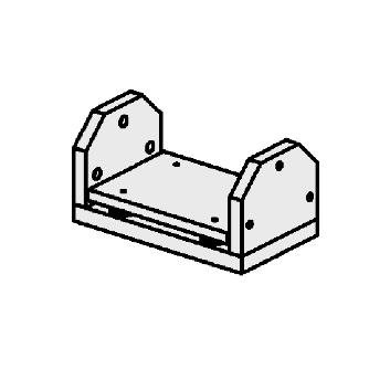 （株）ナベヤ ゆりかごセット オフセットタイプ YDO ゆりかごセット　オフセットタイプ YDO200-500QAS1