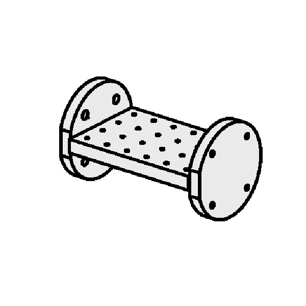 （株）ナベヤ ゆりかごセット センタータイプ YNC ゆりかごセット　センタータイプ YNC200-300HAS1